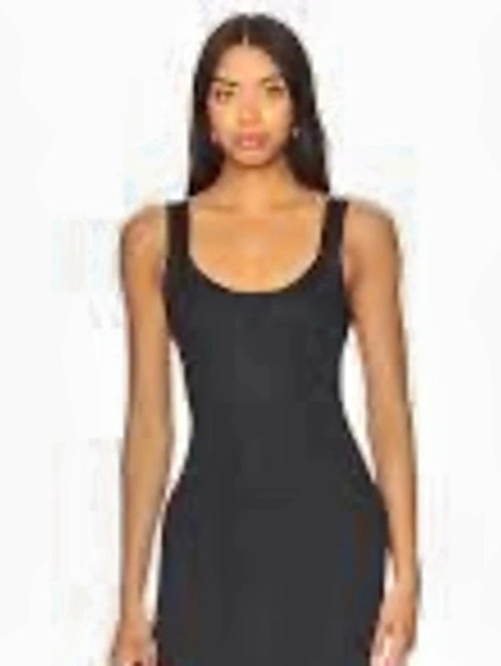 House of Harlow 1960 Ribbed Maxi Dress in Black Size Medium Like New